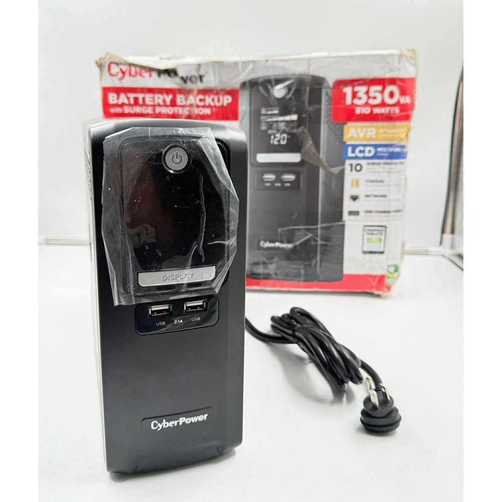 CyberPower CST135UC 1350VA/810W Simulated Sinewave LCD Battery Backup UPS System